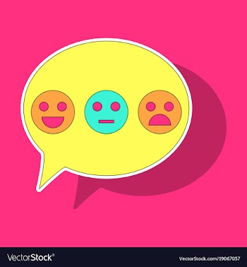 Sticker emoticon set icons emoji symbols isolated vector image