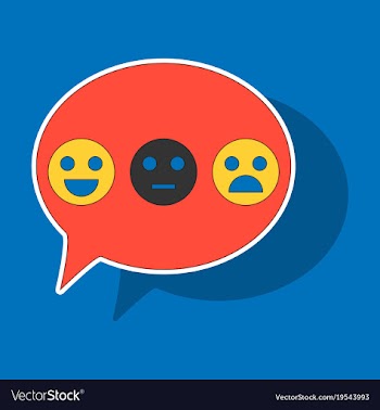 Sticker emoticon set icons emoji symbols isolated vector image