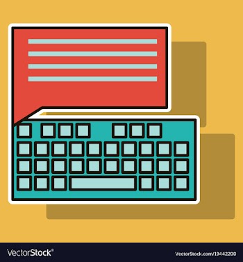 Sticker flat line icon concept of new email inbox vector image