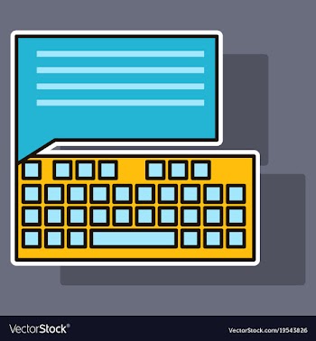Sticker flat line icon concept of new email inbox vector image