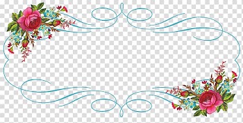 Sticker Floral design Label Paper Banner, others transparent background PNG clipart