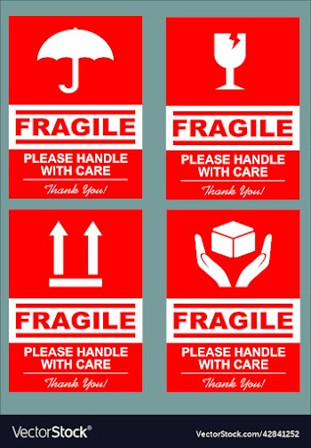 sticker fragile