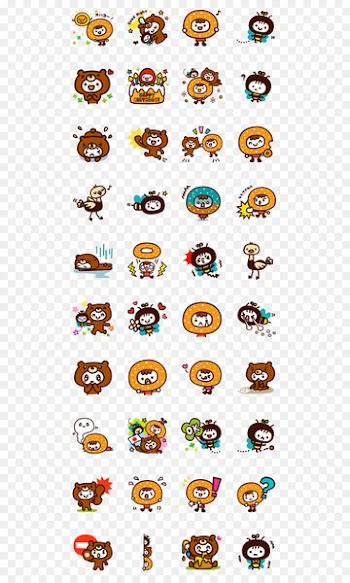 Sticker Image macro LINE Illustration WeChat - line spacing material 