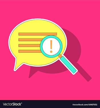 Sticker instagram comment icon message sign post vector image