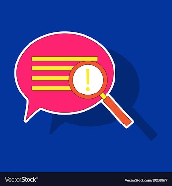 Sticker instagram comment icon message sign post vector image