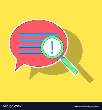 Sticker instagram comment icon message sign post vector image