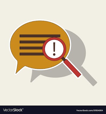 Sticker instagram comment icon message sign post vector image