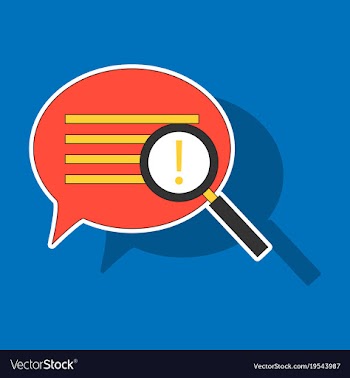Sticker instagram comment icon message sign post vector image