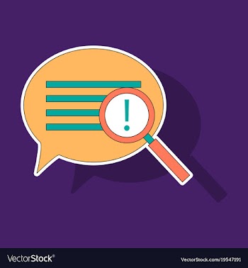 Sticker instagram comment icon message sign post vector image