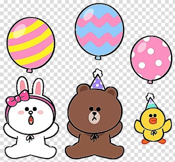 Sticker LINE Birthday Party , line transparent background PNG clipart