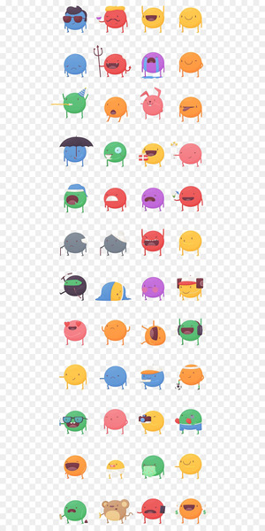 Sticker LINE Cuteness Emoticon Illustration - Monster Round 