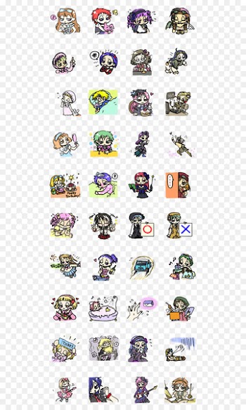 Sticker LINE Emoji Illustration Clip art - line spacing material 