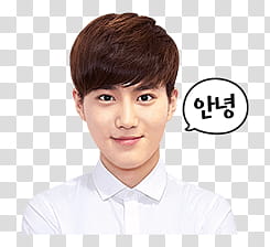 STICKER LINE EXO SUHO Special transparent background PNG clipart