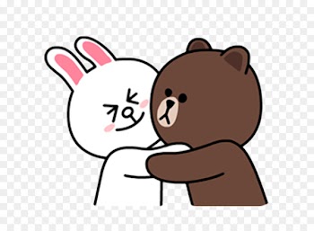 Sticker Line Friends Messaging apps - love each other 