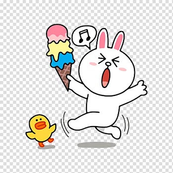 Sticker Line Friends Telegram Decal, Digital line transparent background PNG clipart