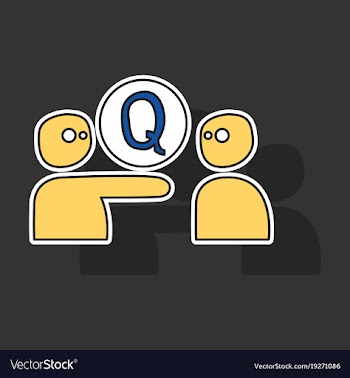 Sticker logo quora website icon social media vector image