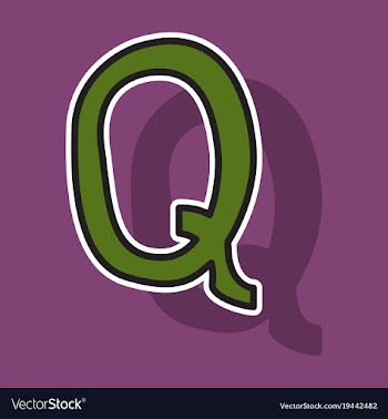Sticker logo quora website icon social media vector image