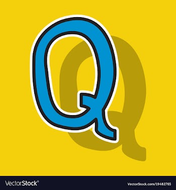 Sticker logo quora website icon social media vector image