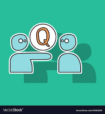 Sticker logo quora website icon social media vector image