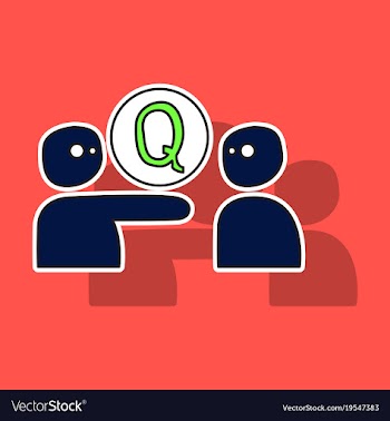 Sticker logo quora website icon social media vector image
