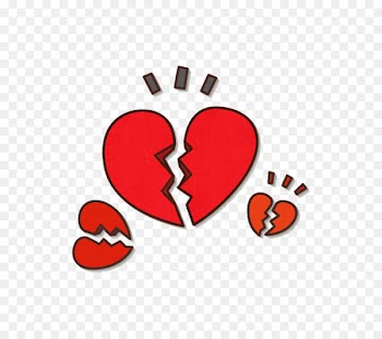 Sticker Love Image Broken heart Portable Network Graphics -  