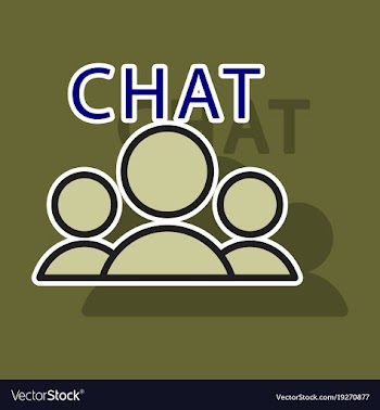 Sticker mobile phone chat interface design vector image