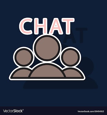 Sticker mobile phone chat interface design vector image