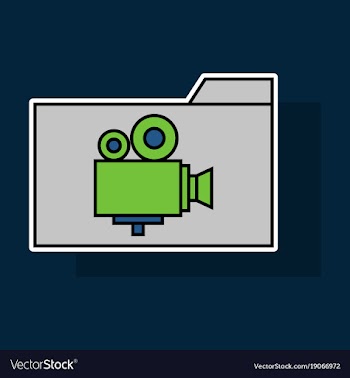 Sticker of folder full of entertainment and vector image