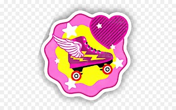 Sticker Patín Decal Drawing - sou luna 