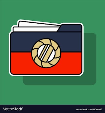 Sticker pictures folder icon vector image