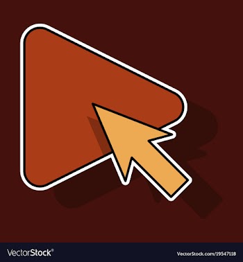 Sticker play button icon in trendy flat style vector image