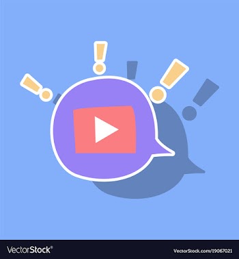 Sticker play logo icon buttonyoutube flat social vector image