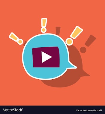 Sticker play logo icon buttonyoutube flat social vector image