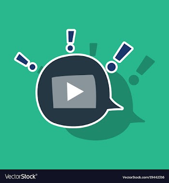 Sticker play logo icon buttonyoutube flat social vector image