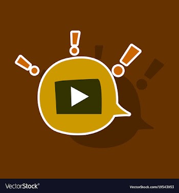 Sticker play logo icon buttonyoutube flat social vector image