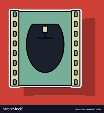 Sticker play sign flat style icon on background vector image