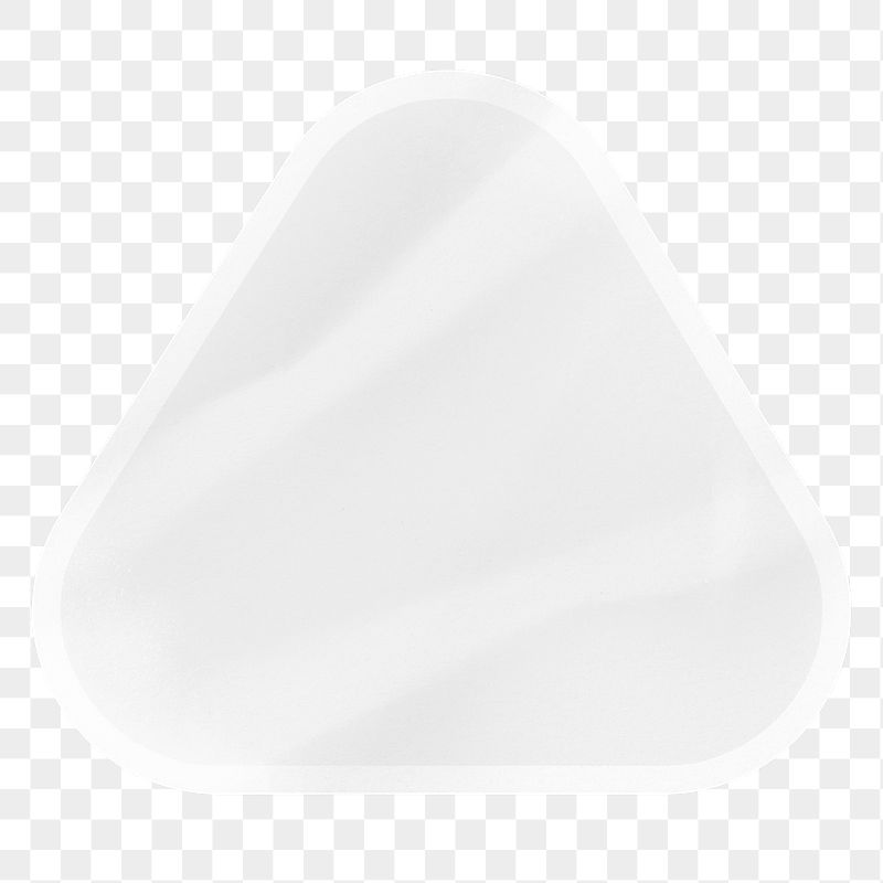 Sticker png, blank triangle shape, | Free PNG - rawpixel
