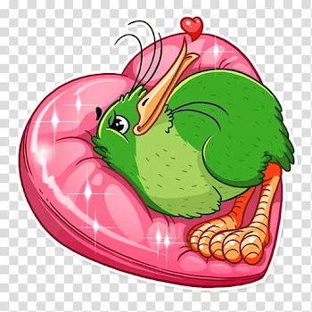 Sticker Qiwi Telegram Fruit , kiwi transparent background PNG clipart