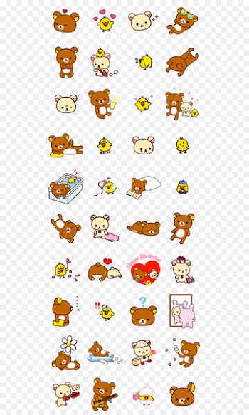 Sticker Rilakkuma LINE Sanrio Idea - line 
