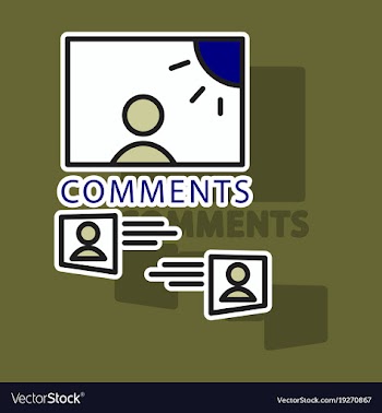 Sticker self photo concept comments on the photo vector image