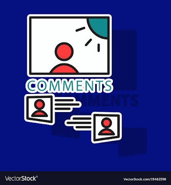 Sticker self photo concept comments on the photo vector image