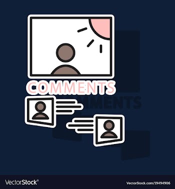 Sticker self photo concept comments on the photo vector image