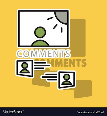 Sticker self photo concept comments on the photo vector image