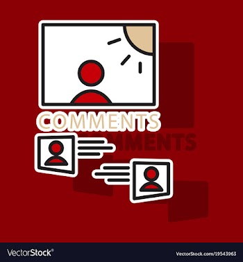 Sticker self photo concept comments on the photo vector image