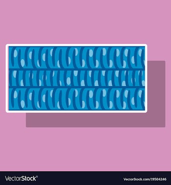 Sticker showing type of muscle cells vector image