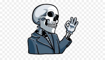 Sticker Skull Telegram Skeleton Thepix - skulls 