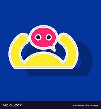 Sticker social network icon people network icon vector image