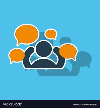 Sticker social network icon people network icon vector image