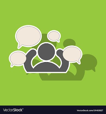 Sticker social network icon people network icon vector image