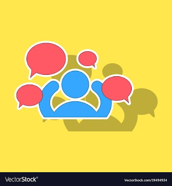 Sticker social network icon people network icon vector image